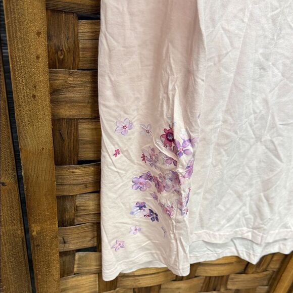 Vintage Soft Pink Nightshirt with Purple Accents - Picture 4 of 4